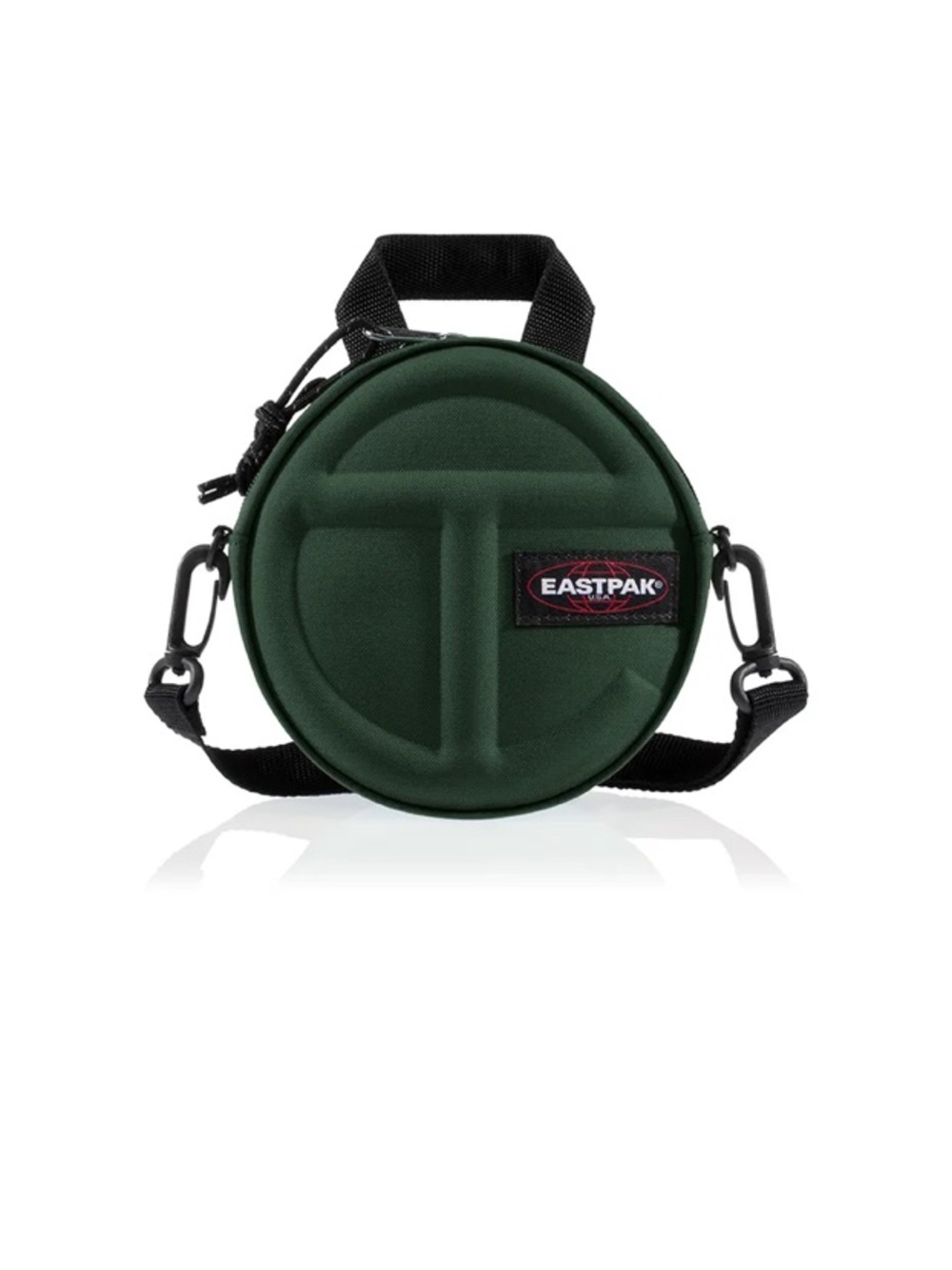 Brand New Telfar EASTPAK Round Crossbody Bag in Dark Green